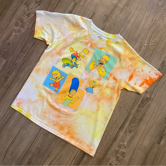 The Simpsons Other - 🔶NEW🔶 CUSTOM SIMPSONS TIE DYE MEN’S TEE